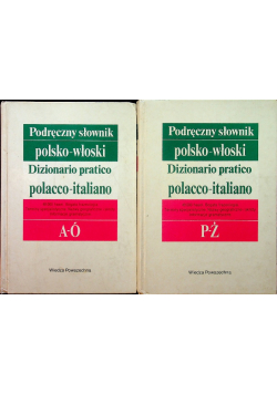 Podręczny słownik polsko włoski Tom 1 i 2