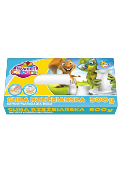 Glina rzeźbiarska samoutwardzalna biała 500g