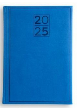 Kalendarz 2025 A5 print niebieski