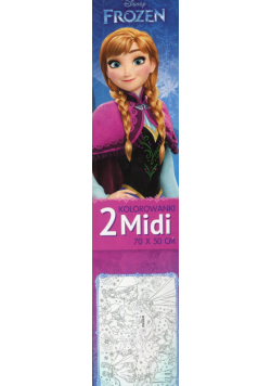 Kolorowanka Midi Kraina Lodu