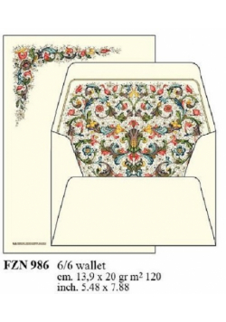 Papeteria Wallet 6 kopert i 6 papierów listowych FZN 986