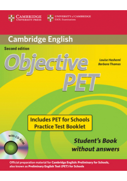 Objective PET Student's Book without answers + CD