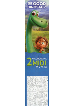 Kolorowanka midi Dobry Dinozaur