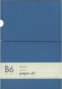 Notatnik B6 Paper-oh Buco Bright Blue gładki