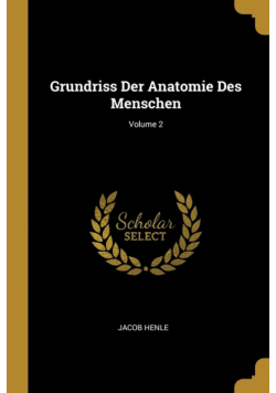 Grundriss Der Anatomie Des Menschen; Volume 2