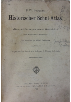 Historischer Schul - Atlas, 1895 r.
