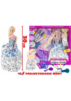 Lalka Fashion z długimi włosami Projektowanie mody