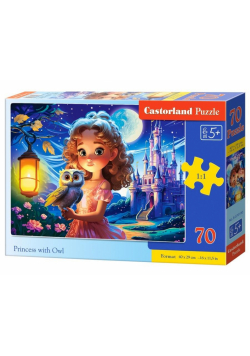 Puzzle 70 Princess with Owl B-070190