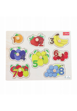 Puzzle drewniane medium Fruits 61634