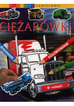 Ciężarówki Naklejkowe łamigłówki