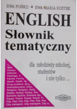 English słownik tematyczny