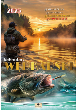 Kalendarz 2025 Wędkarski ścienny A3-V.6