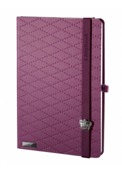 Notes A6 Lanybook Glamorous Beauty Matra w linie cyklamenowy