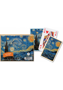 Karty do gry Piatnik 2 talie Van Gogh Gwiaździsta noc