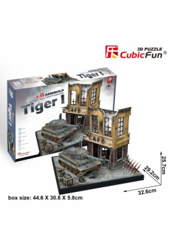 Puzzle 3D German Tiger I Mid Production 258 elementów