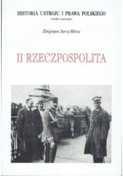Historia ustroju i prawa polskiego II Rzeczpospolita