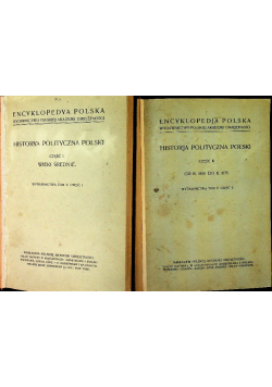 Historja polityczna Polski Część I i II, 1923 r.