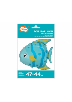 Balon foliowy Rybka 47x44cm