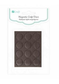 Naklejki dyski magnetyczne 1,27cm 12szt