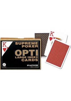 Karty do gry Piatnik 2 talie Supreme Poker Opti