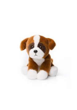 Boxer piesek siedzący 15 cm