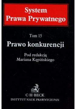 Prawo konkurencji t.15