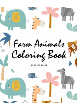 Farm Animals Coloring Book for Children (8x10 Coloring Book / Activity Book)