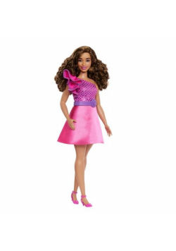 Barbie Fashionistas. Lalka Sukienka wieczorowy róż