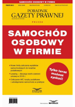 Samochód osobowy w firmie