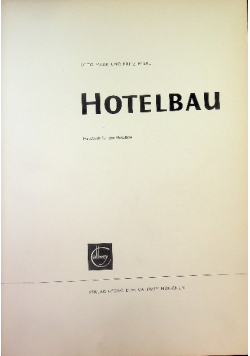 Hotelbau. Handbuch fur den Hotelbau
