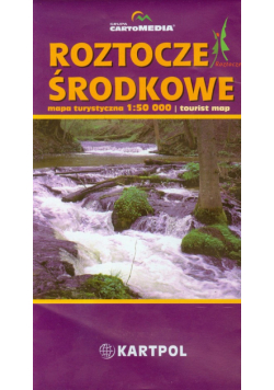 Roztocze Środkowe mapa turystyczna 1:50 000