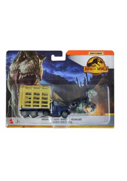 Matchbox Jurassic World Transporter z Terizinozaur