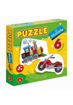 Puzzle dla maluszków lokomotywa