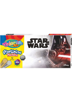 Plastelina Colorino Kids 12 kolorów Star Wars