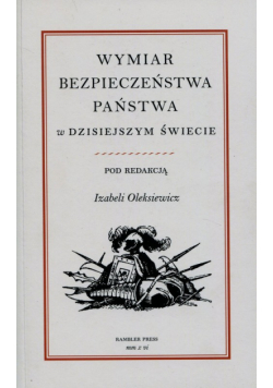 Wymiar bezpieczeństwa państwa w dzisiejszym świecie