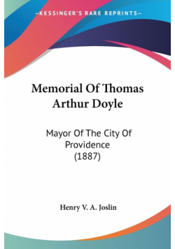 Memorial Of Thomas Arthur Doyle
