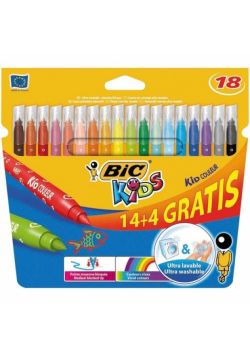 Flamastry Kid Couleur Pudełko 14+4 sztuk