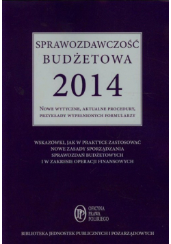 Sprawozdawczość budżetowa 2014