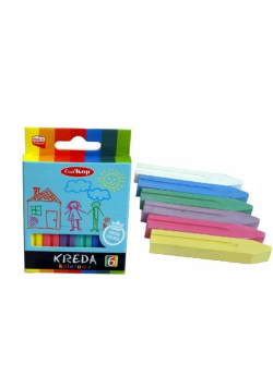 Kreda kolorowa B3 6 sztuk