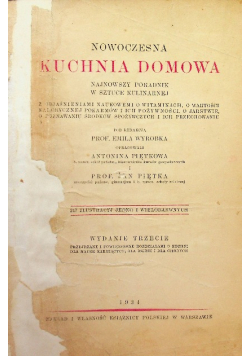 Nowoczesna Kuchnia Domowa 1934 r.