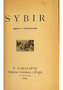 Sybir 1916r.