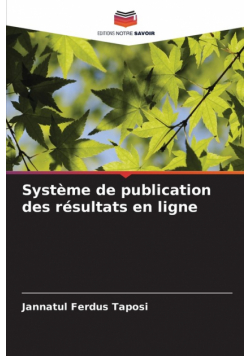 Système de publication des résultats en ligne