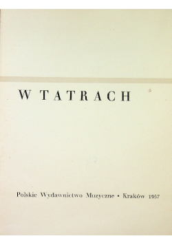 W Tatrach