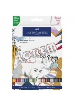 Pisak dwustronny Goldfaber 12 kol. FABER CASTELL