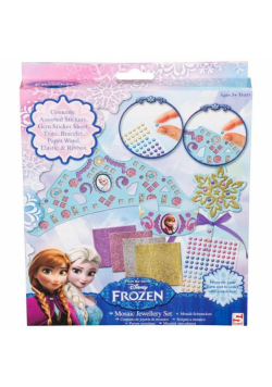 Mozaika korona i biżuteria Frozen