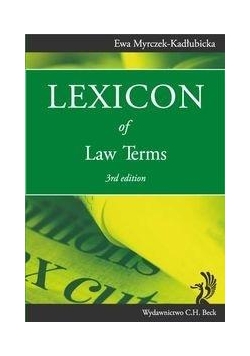 Lexicon of Law Terms w.3