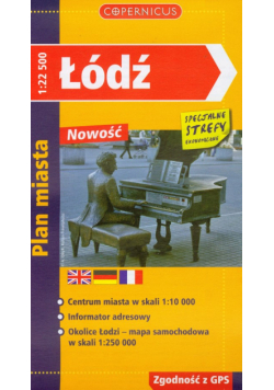 Łódź Plan miasta 1:22 500