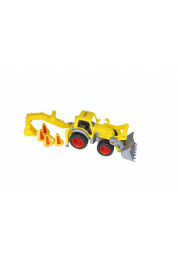ConsTruck traktor-ładowarka z łyżką w siatce