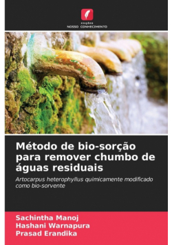 Método de bio-sorção para remover chumbo de águas residuais
