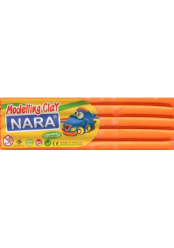 Plastelina Nara nitki pomarańczowy